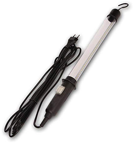 world-trading-net - Lámpara de trabajo LED, lámpara de taller LED 5W 500lm, funcionamiento directo a 230V, lámpara de inspección LED IP44