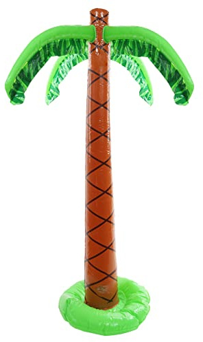Aufblasbarer Palmenbaum, Kostüm-Dekoration, 90 cm, für den Sommer, tropische Hawaiianische Party-Requisite, 1 Stück