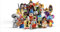 Lego Disney 100th Anniversary Minifigures Series 3 71038 Complete Set of 18 characters (Sealed Packets, Brick keychain included)