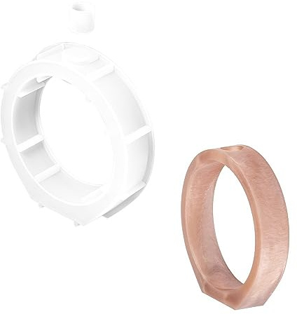 Ideen mit Herz Silikonform Vase Ringform | Größe des Objekts: 14,2 cm x 14,1 cm x 3 cm