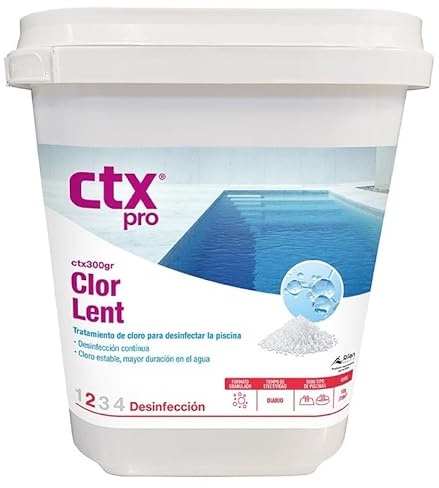 Cloro para Piscinas de la Marca FLUIDRA Modelo CTX 300/GR 5KG TRICLORO GR. - ENVASE Cuadrado