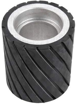 BomDog Roue de Polissage, 1 Pièce de Meuleuse À Bande, Roue de Contact En Caoutchouc, Ensemble de Bandes Abrasives, Polissage, Meule de Ponçage/A/70X80Mm