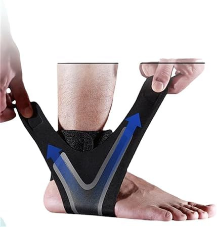 Neuleben Restore Plantarfasziitis Fußwickel Sprunggelenkbandage,Flexible Knöchelbandage,Ultra Dünn Fußbandage, Laufen Fussball,Rechte und Linke Fußgelenk Haltungshelfer Fuss (L-1,1-er Pack)