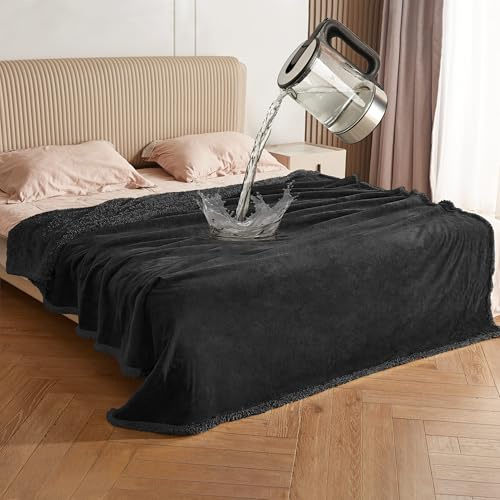 Catalonia Classy wasserdichte Decke - Wasserdicht Hundedecke Waschbar, Wasserfeste Sofaschutz Couch Überwurf, Flauschig Wasserabweisende Tagesdecke, 203 x 152cm