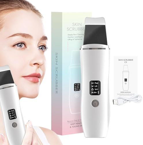 Espátula facial para eliminar puntos negros, espátula de poros, portátil, espátula para eliminar puntos negros, herramientas eficaces para una tez más clara