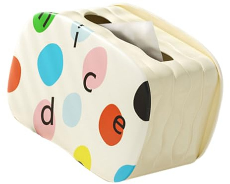 Dispensador de pañuelos de moda, versátil caja de almacenamiento de pañuelos cosméticos para interiores modernos, dormitorio, decoración del hogar