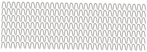 YARNOW Lot de 140 Clous en u en Fer Multifonctions pour Clôtures De Jardin, Piquets Coupe-Vent Robustes 6 Mm, Fixation Filet Grillagé Et Treillis, Usage Extérieur Polyvalent