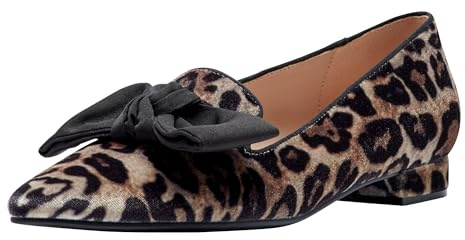 Bandolino Women's Auggie Loafer, Leopard Velvet 110, 7.5