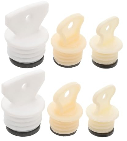 NIYANGLE 6pcs Hot Water Bottle Replacement Stoppers Leakproof Sealing Plugs with High-Temperature Resistant Caps for Washers Kettles Winter Use