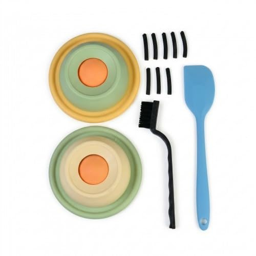 2Pcs Tappetino da Leccare per Cani con Spatola/Pennello, Ciotola Anti Ingozzamento, Ciotola Antistress Cane, Lick Ball per Cani, Lick Mat per Cane per Alleviare l'Ansia per Cuccioli e Gattini