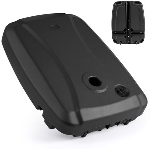 COSTWAY Base per Ombrellone da Patio a 102 kg/150 kg, in Plastica HDPE con Ruote, Supporto Quadrato per Ombrellone Riempibile con Acqua o Sabbia, per Esterno, Balcone, Spiaggia (150, Chilogrammi)