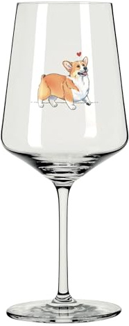 RITZENHOFF 8106010 Cocktailglas 544 ml, Petfluencer von Melina Sparschu – „Corgi“ – Made in Germany