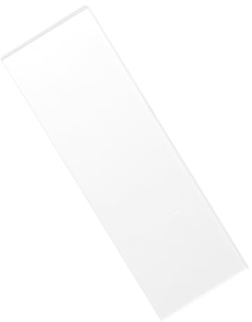 CORHAD Cake Cream Scraper Acrylic Rectangular Transparent 8 Inch for Baking Dough Cutting and Pastry Preparation