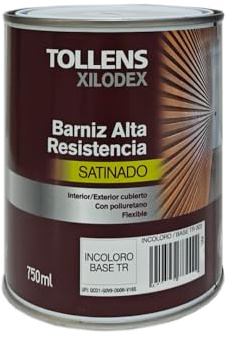 Barniz Alta Resistencia Satinado Interior 750 Ml (Nogal de Canadá 505)
