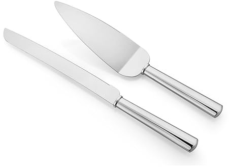 Zilverstad - Tortenheber mit Messer Smooth Edelstahl