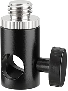 CAMVATE 16mm Lichtstativkopf mit 5/8-11 Stecker auf 1/4-20 Innengewindeschraube für Stativ Laser Level Adapter Bosch