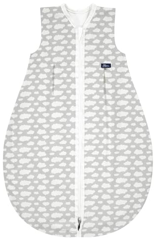 Alvi Schlafsack Baby Mäxchen light I leichter Babyschlafsack ärmellos I Sommerschlafsack Baby, Jungen und Mädchen I 100% Baumwolle I Schlafsack Kinder atmungsaktiv und waschbar I TOG 0,5