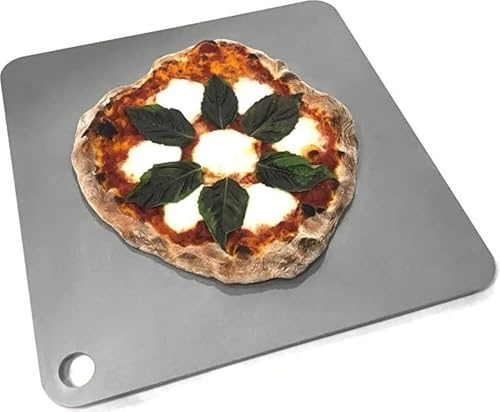 ThermiChef 16x16 Pizza Steel, 1/4 Thick, 17.6 lbs - Cooking Steel for Oven & Grill - Made in USA