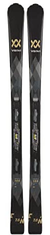 Volkl - Set Ski Deacon 7,6 W + Bindungen Fdt Tp 10 80 mm Herren – Herren – Größe 168 – Schwarz
