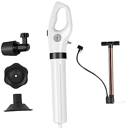 Alipis Desatascador De Inodoro Flexible Pistón Herramienta De Limpieza De Tuberías Para Eliminación De Olores Blanco