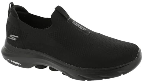 Skechers herr Go Walk 7 träningsskor, Svart, 42.5 EU