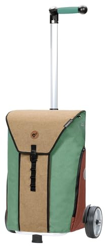 ANDERSEN Shoppingvagn – shopper Oli.P 2.0 beige 50 l kundvagn, hög kvalitet, shopping, termo, aluminium, handtag ergonomisk, höjdjusterbar, kullagerhjul