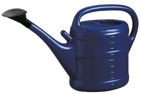 Regadera de jardín de 10 litros con alcachofa (azul)