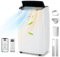 COSTWAY 6-in-1 Portable Air Conditioner 12000BTU, Mobile Heater, AC Unit, Dehumidifier, Fan with WiFi Smart APP, Automatic Mode, Sleep Mode, 3 Fan Speeds, 24H Timer, Remote Control (Linear Pattern)