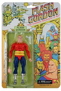 NECA Flash Gordon 17,8 cm große klassische Actionfigur