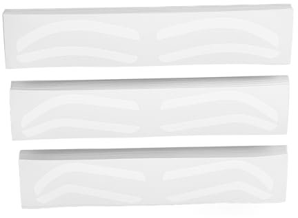 Augenbrauen-Airbrush-Aufkleber, 150 Blatt 3-Typ-Augenbrauen-Schablonen-Aufkleber, Einweg-Augenbrauen-Schablonen, Augenbrauen-Formführungsband, Selbstklebend für Alle Gesichtsformen