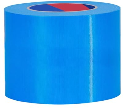 Duccinp Ruban adhésif blindé extra résistant - 50 m x 10 cm - Étanche - Pour réparation, bricolage, artisanat, intérieur et extérieur - Bleu