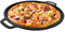 ZOFUN Cast Iron Pizza Pan, 30 cm/12 Inch Round Pizza Trays Non Stick, 12 Inch Cast Iron Skillet Pan with Double Handles, Pizza Oven Skillet Pan for Tortillas, Baking Stove, Oven, BBQ