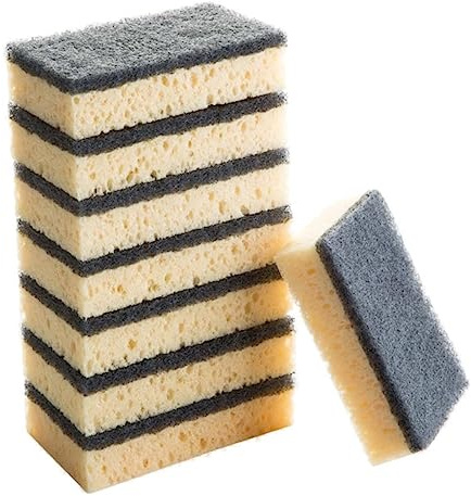 Didiseaon 8pcs Cleaning Sponge Wash Dish Sponge Kitchen for Cleaning Dishes Utensils Use in Kitchen Bathroom