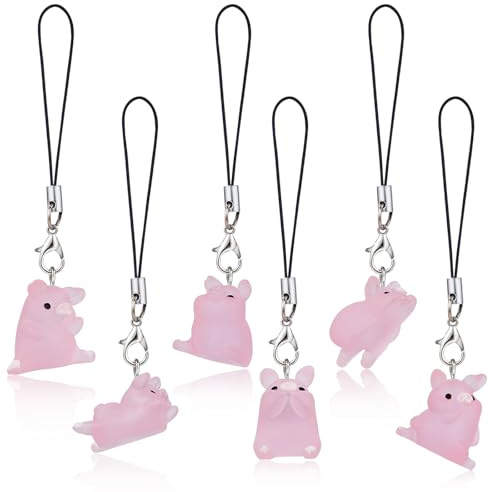 BEEFLYING Phone Charms Aesthetic Y2K Cute Resin Ocean Animals Charm Straps Cell Phone Pendants Accessories for Bag Keychain Camera Wallet