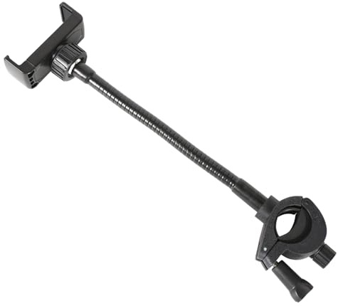 Mikrofonstativ Handyhalter,Notenständer Smartphonehalter - Verstellbare Halterung Mit Langem Schwanenhalsarm Für Schlagzeug Musik Studio