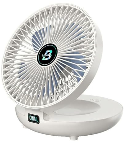 Mini ventilatore portatile, Ventilatore USB, Mini USB Ventilatore Silenzioso, Ventilatore da tavolo Regolabile 3 Velocità Ventilatore da Tavolo con Copriventola Rimovibile, Rotazione 360° | AIRCOLIO