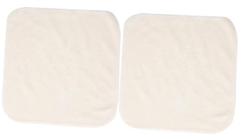 SOPOTUTU 2pcs Bamboo Fiber Cleaning Cloth Facial Cleansing Cloths Absorbent Face Towel Face Towels Reusable Bathroom Washcloths Beige