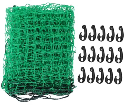 ORFOFE LKW Ladeflächennetz aus Robustem Nylon mit Haken und Elastischem Spanngurt Widerstandsfähig Uv-beständig Reißfest Geeignet für Pickup Trucks und Anhänger Sicheres Ladungssicherung