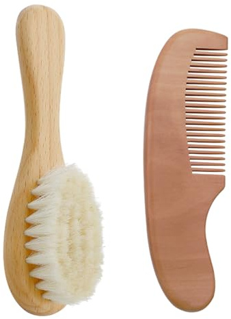 Newborn Cradle Caps Brush Round Hair Comb Set Travel Styling Comb For Baby Toddler Head Massage Bath Infant Soft Cradle Caps For Bath