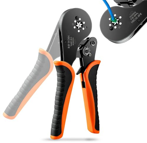 Herbst Crimpzange Aderendhülsen Sechskant, für Kabelschuhe 0,08-16mm²