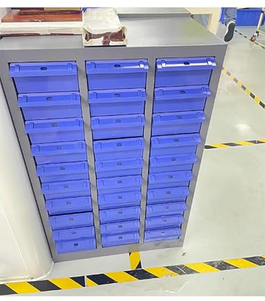 Multifunktionaler Aufbewahrungsschrank mit 30 Schubladen, Aufbewahrungsorganisator for Schrauben und kleine Hardware, Sortierschrank for Werkstattwerkzeuge(T 88x30x55cm)