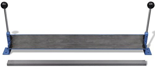 Festnight Plieuse de Tôle Manuelle en Fonte pour Ateliers 84 x 12 x 31cm 90 °