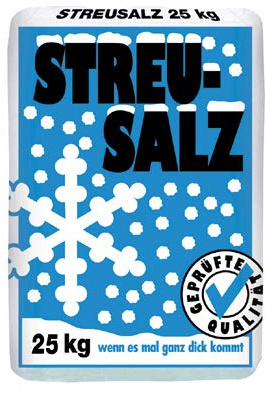 Stein Auftausalz 25kg Streumittel Streusalz Schnee Winter Eis Frost Premium