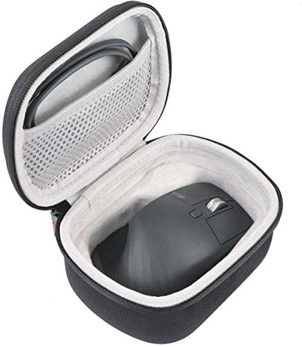 Khanka Case for Logitech MX Master 3S/Master 3 Wireless Mouse,Hard Travel Carrying Storage Bag with Carry Handle,Case Only (Black) | Compatible with Logitech MX Master 3S/Master 3 Wireless Mouse;Hard Case for Storage,Black,Case Only