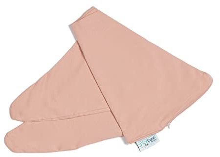 pic Bear Stillmond Ersatzbezug - hochwertige anschmiegsame Jersey Baumwolle für Schmusekissen - Stillkissen - 120 cm - Altrosa