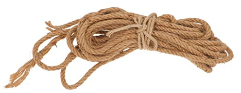 Yardwe Decoración De Cuerda De Cáñamo Cordel De Yute Para Embalaje Manualidades Fiestas y Decoración De Jardín Cuerda Decorativa Gruesa Para Manualidades Metros