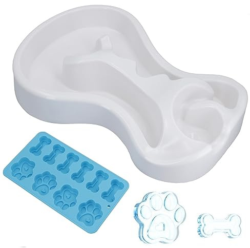 AB Tools ALL FOR PAWS Chill Out Ice Track & Thirst Cruncher Boules de glace pour chiens, 5,096 kg