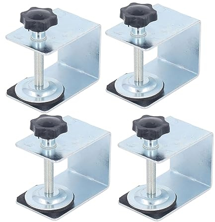 Lot de 4 Pinces D'installation pour Panneau Avant et Façade de Grand Tiroir, Matériel D'Armoire, Jig C, épaisseur 2,0 Mm, Outils