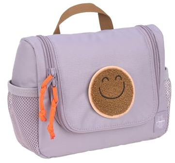 LÄSSIG Kinder Kulturtasche Waschbeutel Waschtasche Kulturbeutel zum Hängen/Mini Washbag Lilac