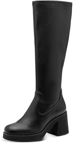 Tamaris Damen Stiefel Leder schwarz 39